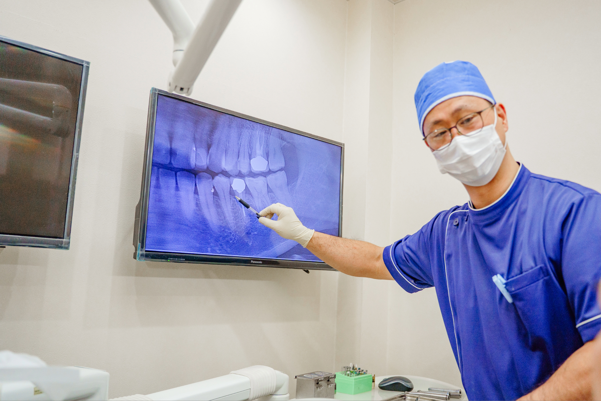 残っている歯を削らない